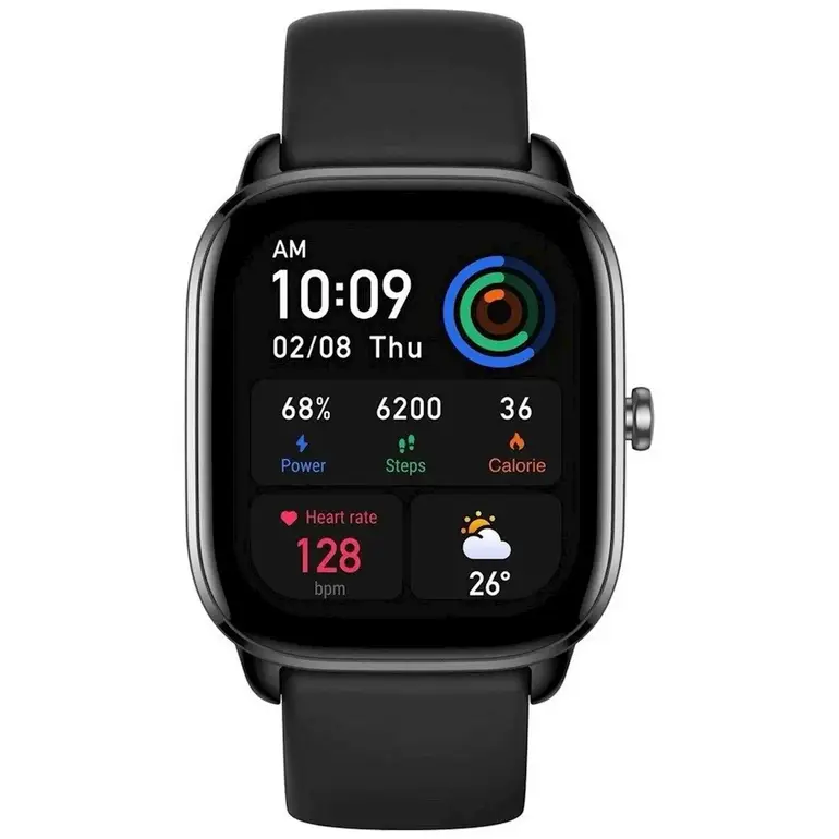 ساعة ذكية أمازفيت GTS 4 Mini - اسود