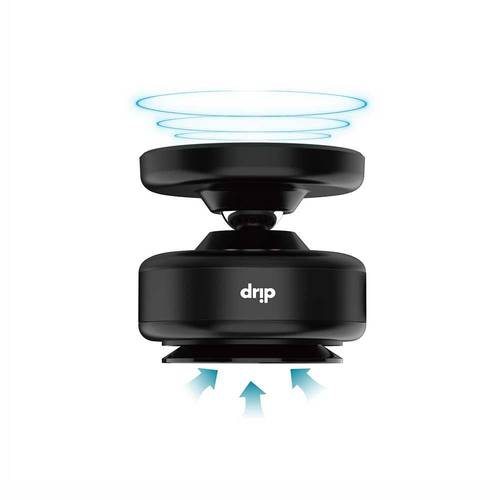 قاعدة طبلون و زجاج شفط drip بشحن ماك سيف 360 درجة  - اسود