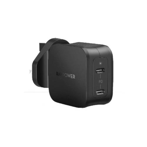 فيش جداري 40W منفذين PD راف بور