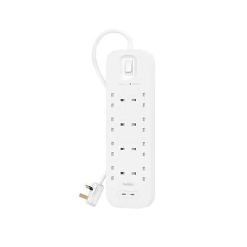 توصيلة كهربائية 8 منافذ منفذين PD من ‏Belkin 