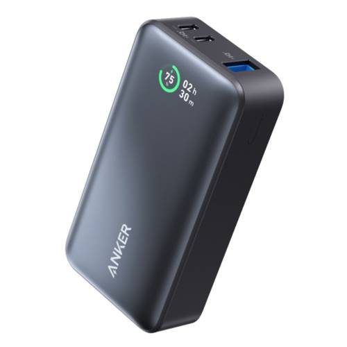 باور بانك رقمي 10K بقوة 30W منفذين PD منفذ USB من انكر 