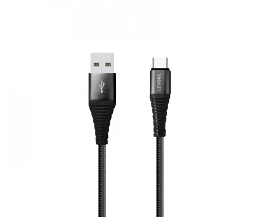 كيبل تايب سي USB ليفوري 1 متر قماش انكر 