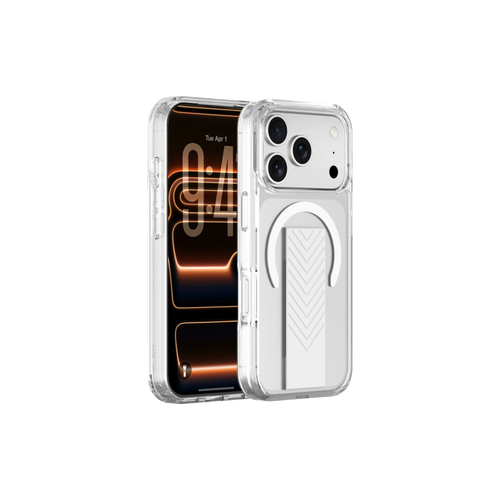 iPhone 17 Pro / Pro Max Clear Case SELECT – Transparent with Grip & MagSafe – White