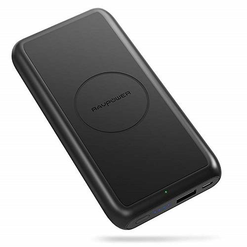 باور بانك واير لس 10K بقوة 7.5W منفذ USB راف بور