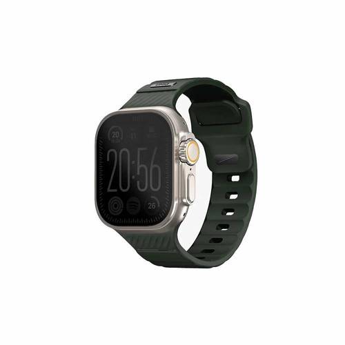 سوار يونيك سترايد مطاطي لساعة Apple Watch مقاس 49/45/44/42 مم – أخضر