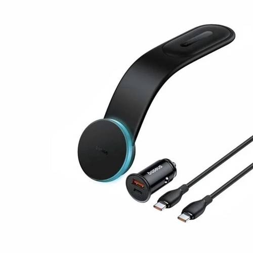 قاعدة سيارة ماك سيف لصق كيبل تايب سي تايب سي فيش سيارة منفذ PD-USB من بيوسس