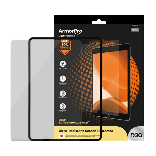استيكر شاشة ArmorPro D3O عالي الوضوح لأجهزة الايباد