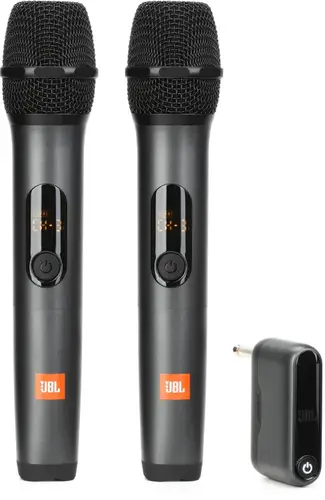 بكج ميكروفون JBL بارتي بوكس ​​اللاسلكي - أسود