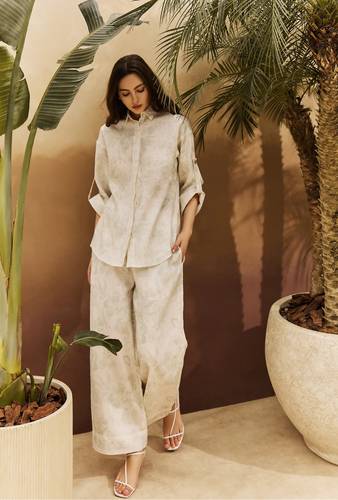 Women Jamila Border Print Shirt