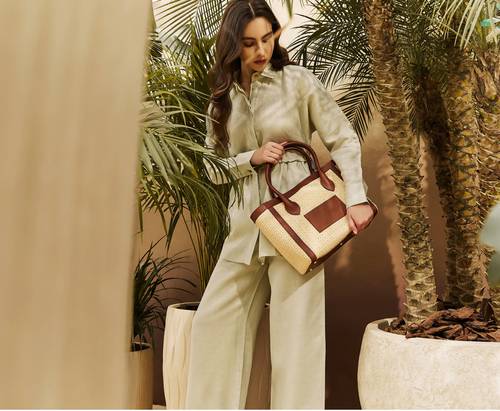 Women Jade Elasticated Linen Shirt