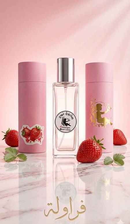 عطر ندي برائحة الفراولة 30 جم | عطر نسائي ناعم وثابت