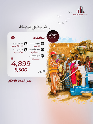 بئر سطحي بمضخة (النيجر)