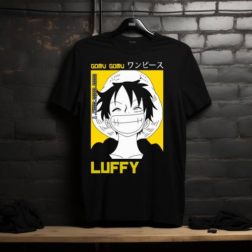تيشرت لوفي - تصميم أنمي One Piece