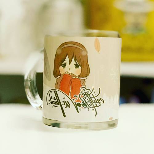 طباعة على كوب شفاف