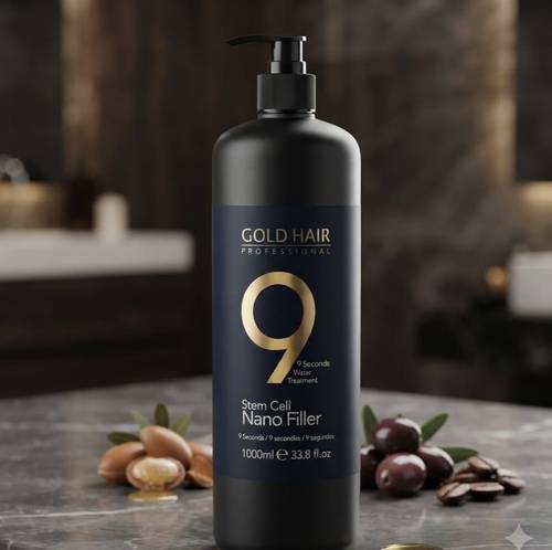 معالج مائي للشعر جولد هیر بروفيشنال (Gold (Hair Professional 9 Seconds Water Treatment  بسعة 1000 مل.