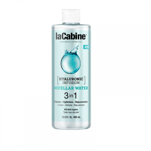الميسيلار 3 في 1 | MICELLAR WATER  ماء ميسيلار مجدد 3 في 1، مشبع بحمض الهيالورونيك للعناية ببشرتك.  أهم مميزات ماء الميسيلار الثلاثي:  💦 تنظيف عميق وتجديد شبابية البشرة باستخدام منتج عناية بالبشرة واحد فقط!    💦 ترطيب عميق البشرة يدوم لفترات طويلة.    💦 تنعيم فوري للبشرة بفضل حمض الهيالورونيك.    💦 تنظيف عميق للبشرة من الشوائب دون الحاجة للتنظيف اليدوي والتعصير.    💦 تزويد البشرة بالمغديات الاساسية والمحافظة على حيويتها ونضارتها.    💦 تركيبة لطيفة تحترم التوازن البيولوجي للبشرة.    400 مل | جميع أنواع البشرة | للاستخدام اليومي