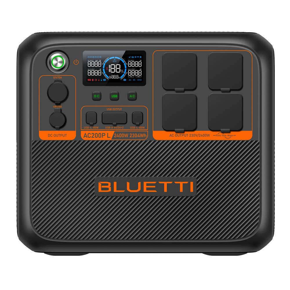 Portable Power Station (Expandable Battery) | Premium 200 (AC200PL) | 2,400W / 2,304Wh Battery | Compatible (B300K)