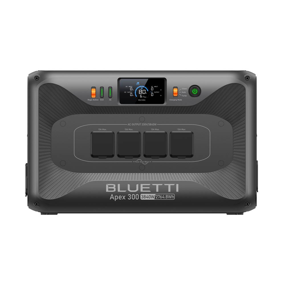 Portable Inverter + Battery (Expandable) | APEX 300 | 3,840W / 2,764.8Wh Battery | Compatible with (B300K)