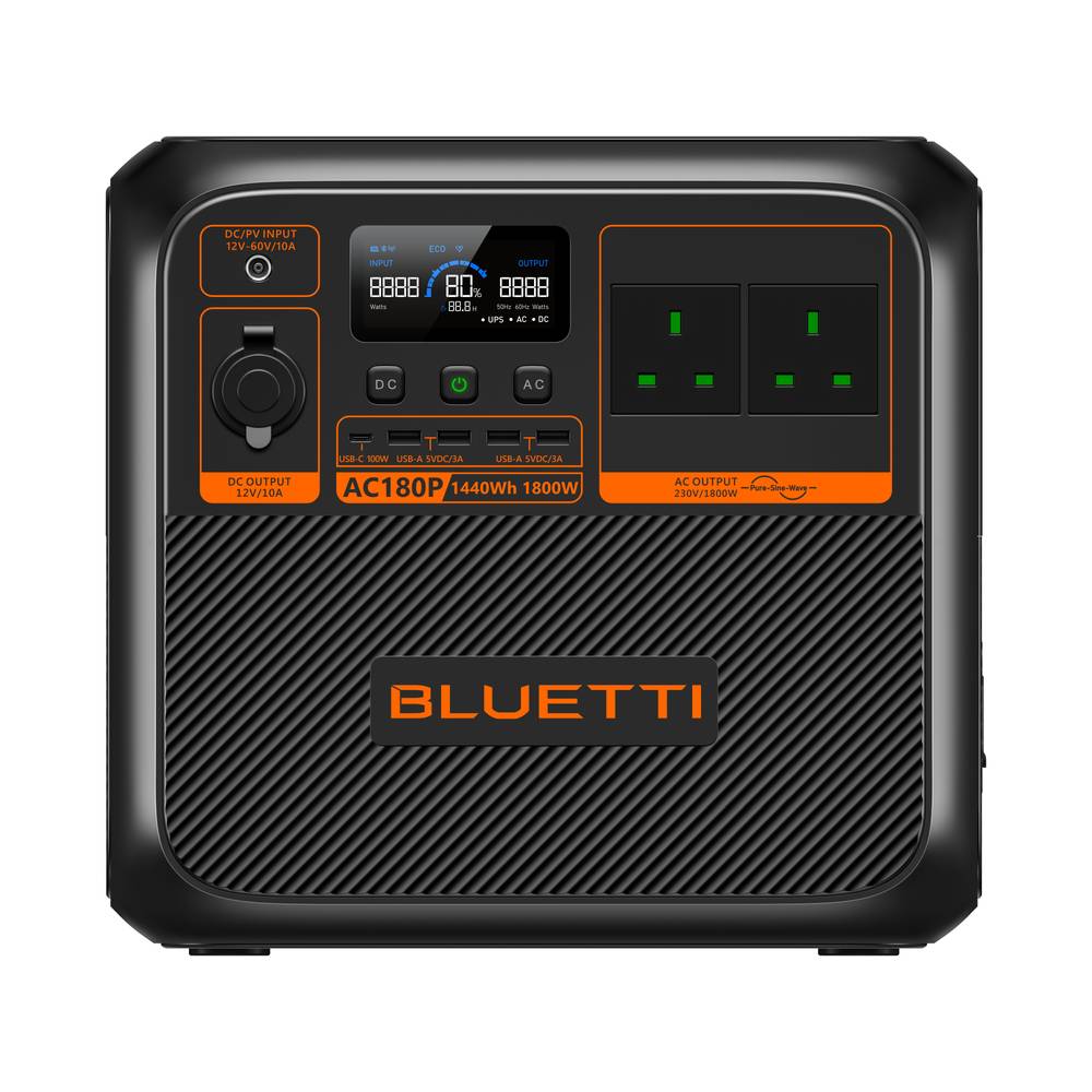 Portable Power Station | Bluetti Premium 150 (AC180P) | 1,800W / 1,024Wh Battery 