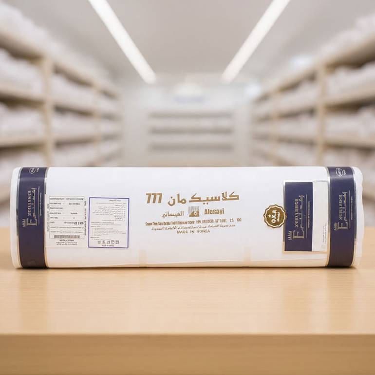 قماش مقلم كلاسيك مان 777 سلك صيفي فاخر
