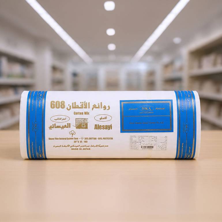 قماش روائع الأقطان 608 مخلوط ياباني 