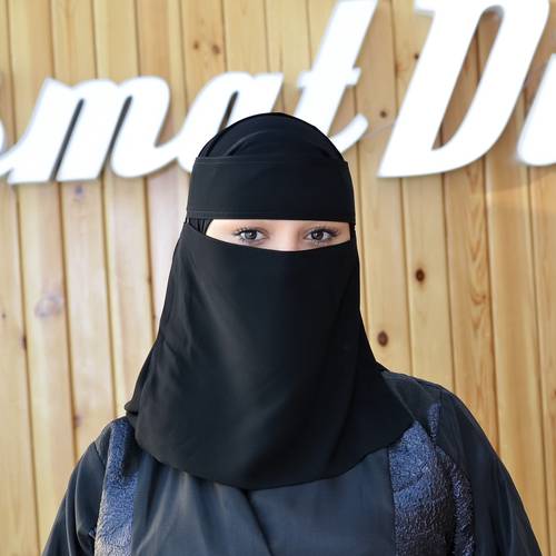 نقاب 2 مطاط قصير