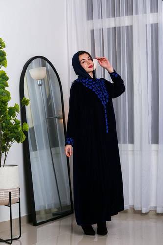 عباية شتوية مخمل