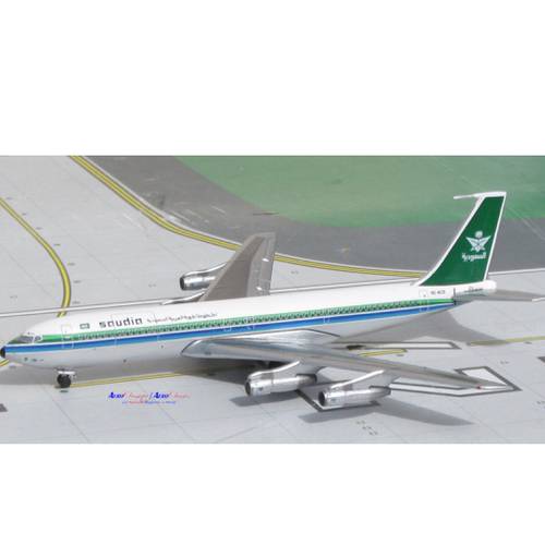 مجسم السعودية B707-320C مقاس 1:400 حديد (القديمة)