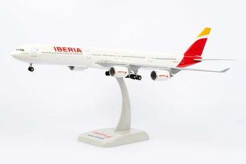 مجسم طائرة آيبيريا A340-600 مقاس 1:200 من Hogan Wings تسجيل [EC-KZI]