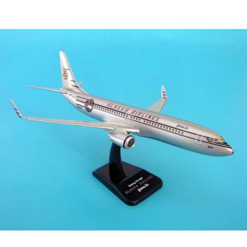 مجسم طيران ألاسكا B737-800 مقاس 1:200 بلاستيك صلب عام 75