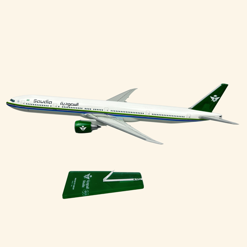  Saudia Boeing 777-300ER 1:200 Scale Model Plastic with Acrylic Stand (Very Limited Edition & Premium)