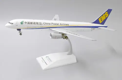 مجسم طائرة خطوط البريد EMS الصيني B757-200PCF مقاس 1:200 حديد من JC Wings تسجيل [B-2827]