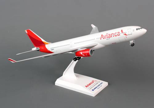 مجسم طيران أفيانكا A330-200 مقاس 1:200 بلاستيك صلب