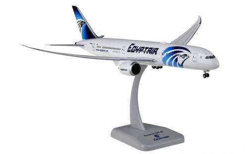 Egyptair Boeing 787-9 1:200 Scale Model by Hogan Wings [SU-GEW]