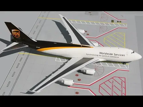 UPS Boeing 747-400F 1:200 Scale Diecast Model by GeminiJets [N576UP]