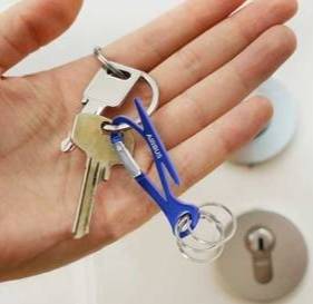 Helicopter Shape Carabiner (Keyring) from Airbus