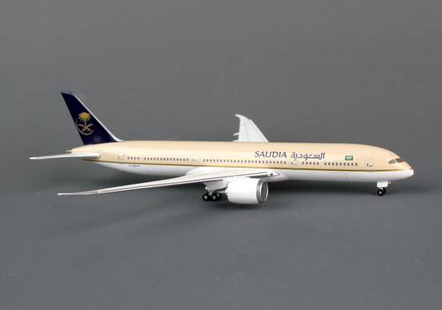 مجسم السعودية B787-9 مقاس 1:400 حديد