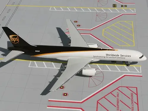 مجسم طائرة UPS للشحن B757-200F مقاس 1:200 حديد من GeminiJets تسجيل [N463UP]