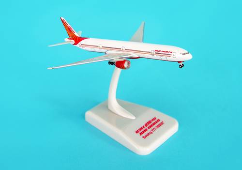مجسم طيران الهند B777-300ER مقاس 1:1000 حديد + قاعدة