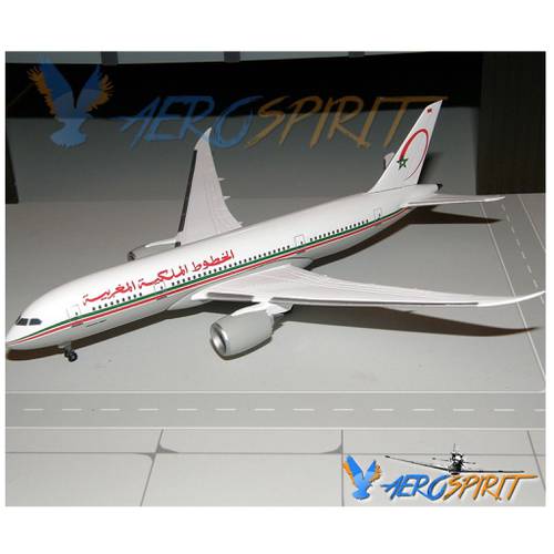 مجسم الخطوط الملكية المغربية B787-8 مقاس 1:400 حديد