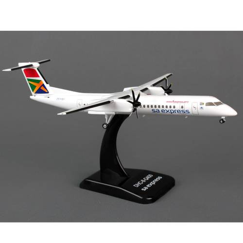 مجسم جنوب أفريقيا DHC-8-Q400 مقاس 1:200 حديد
