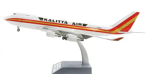 Kalitta Air Cargo Boeing 747-400LRF 1:200 Scale Diecast Model by InFlight200 [N705CK]