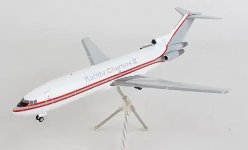 مجسم طائرة طيران Kalitta Charters II للشحن B727-200F مقاس 1:200 حديد من GeminiJets تسجيل [N726CK]