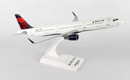 مجسم طيران ديلتا A321 مقاس 1:150 بلاستيك صلب