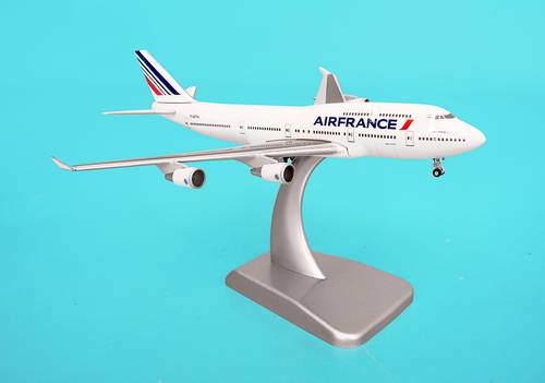 مجسم طيران فرنسا B747-400 مقاس 1:500 حديد + قاعدة