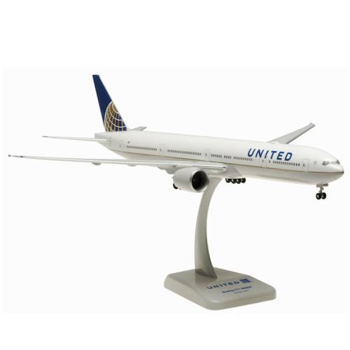 مجسم طيران يونايتد B777-300ER مقاس1:200بلاستيك صلب