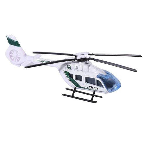 مجسم شرطة دبي مروحية EC145 مقاس 1:100 حديد خفيف