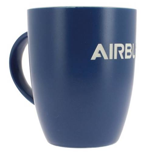 كوب زجاج شعار Airbus محفور لون أزرق مطفي من Airbus