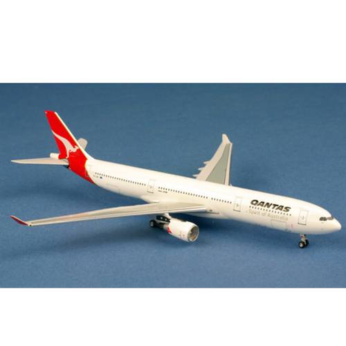 مجسم طائرة A330 طيران Qantas مقاس 1:400 حديد