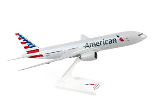 مجسم الأمريكية B777-200ER مقاس 1:200 بلاستيك صلب